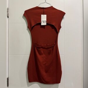 Zara backless dress
